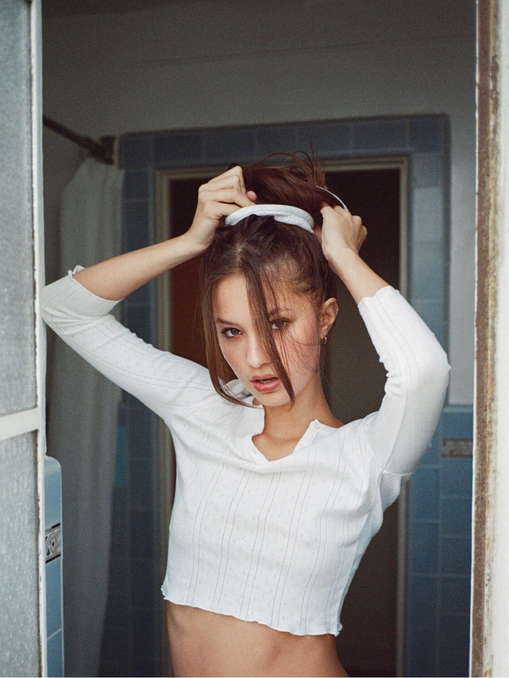 CouCou Intimates - The Baby Henley (white)